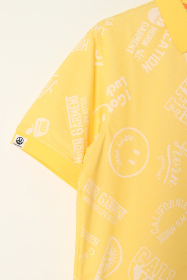 画像3: 【 40%OFF セール26,400円→15,840円】 HORN GARMENT ホーンガーメント Archive JQ Polo{HCM-2A-AP15-YEL-BBS} (3)
