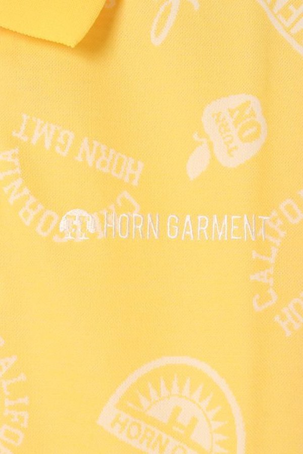 画像5: 【 40%OFF セール26,400円→15,840円】 HORN GARMENT ホーンガーメント Archive JQ Polo{HCM-2A-AP15-YEL-BBS} (5)