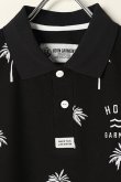 画像2: 【 50%OFF セール｜25,300円→12,650円】 HORN GARMENT ホーンガーメント Palm City Polo | MEN{HCM-2A-AP18-BLK-BBS} (2)