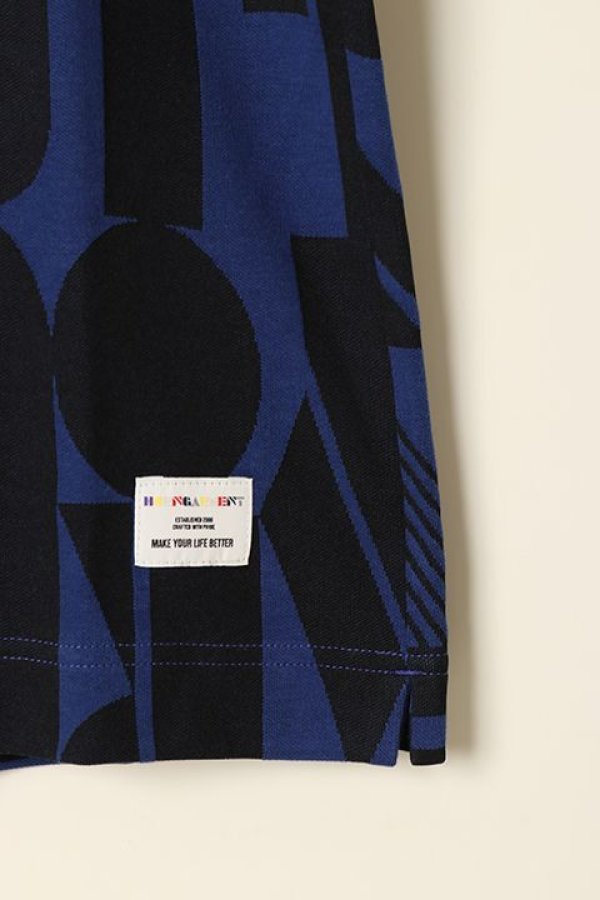 画像4: 【 40%OFF セール26,400円→15,840円】 HORN GARMENT ホーンガーメント Polo{HCM-2C-AP03-BLU-BBA} (4)