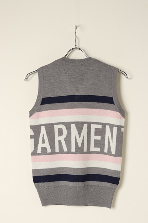 画像5: 【 40%OFF セール35,200円→21,120円】 HORN GARMENT ホーンガーメント Maple Score Knit Vest{HCW-1C-AB04-GRY-BAA} (5)