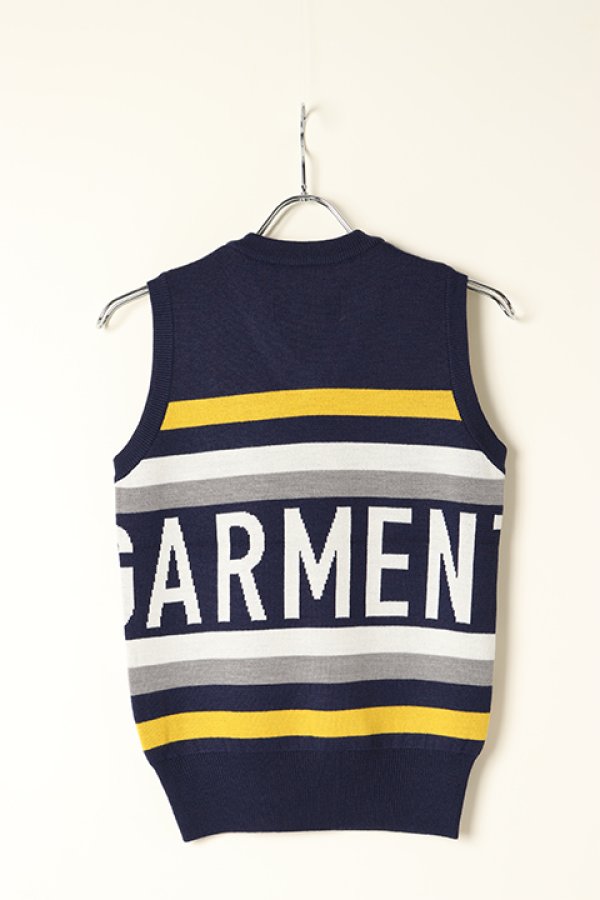 画像5: 【 40%OFF セール35,200円→21,120円】 HORN GARMENT ホーンガーメント Maple Score Knit Vest{HCW-1C-AB04-NVY-BAA} (5)