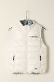 画像1: {SOLD}HORN GARMENT ホーンガーメント DOWN VEST（リバーシブル）{HCW-1C-AD08-WHT/LGRY-BAA} (1)