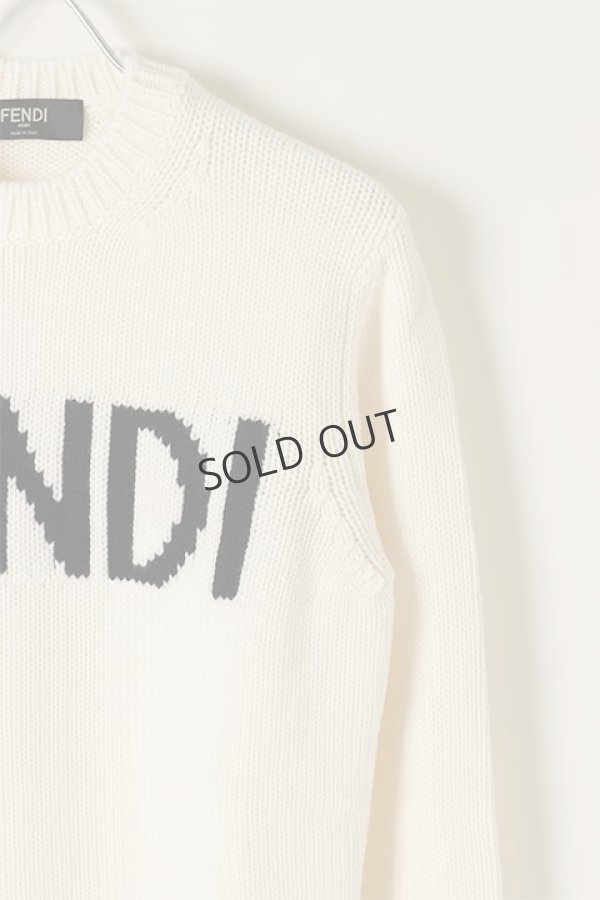 画像3: {SOLD}FENDI フェンディ FENDI MENS SWEATER{HFENFZZ387A3M3-WHT-BJA} (3)