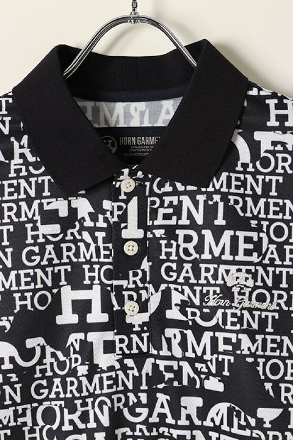 画像2: 【 40%OFF セール29,700円→17,820円】 HORN GARMENT ホーンガーメント Olga Polo | MEN{HHM-2A-AP52-BLK-BBS} (2)