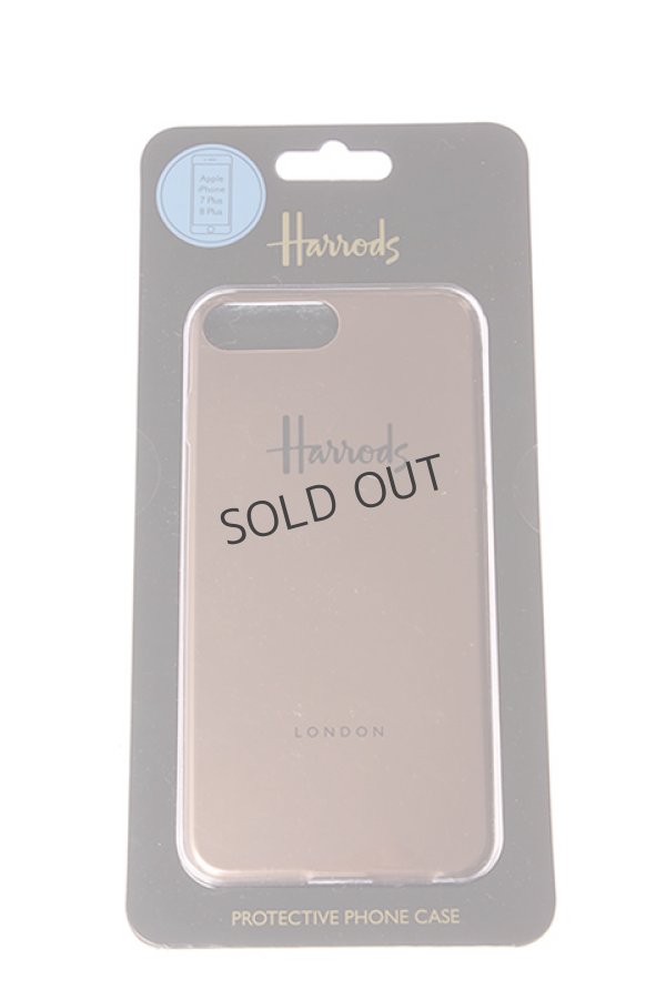 画像1: {SOLD}Harrods ハロッズ ハロッズ ローズゴールドケース iPhone7Plus/8Plus{-AHS} (1)