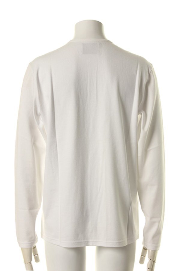 画像2: 【 30%OFF セール20,900円→14,630円】 T' ティー EGYPTIAN ORGANIC COTTON "GIZA45"series (Sea island club) Henley Neck Long Sleeve RELAX(S923){-AGS} (2)