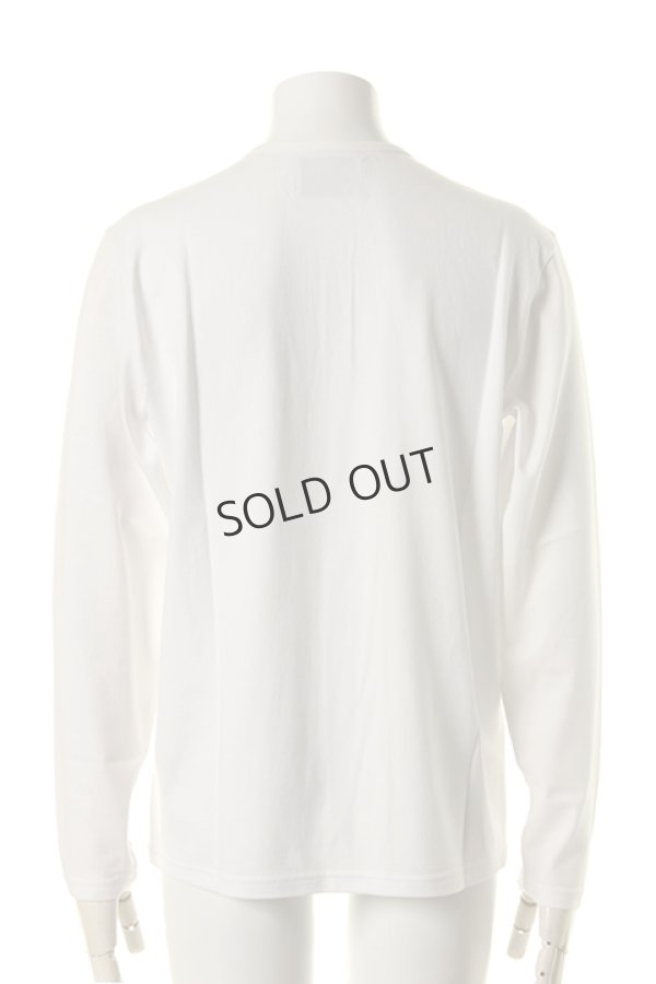 画像2: {SOLD}T' ティー EGYPTIAN ORGANIC COTTON "GIZA45"series (Sea island club) Henley Neck Long Sleeve RELAX(S923){-AGS} (2)