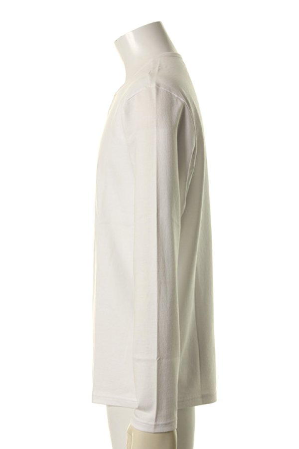 画像3: 【 30%OFF セール20,900円→14,630円】 T' ティー EGYPTIAN ORGANIC COTTON "GIZA45"series (Sea island club) Henley Neck Long Sleeve RELAX(S923){-AGS} (3)