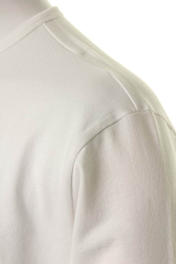 画像5: 【 30%OFF セール20,900円→14,630円】 T' ティー EGYPTIAN ORGANIC COTTON "GIZA45"series (Sea island club) Henley Neck Long Sleeve RELAX(S923){-AGS} (5)