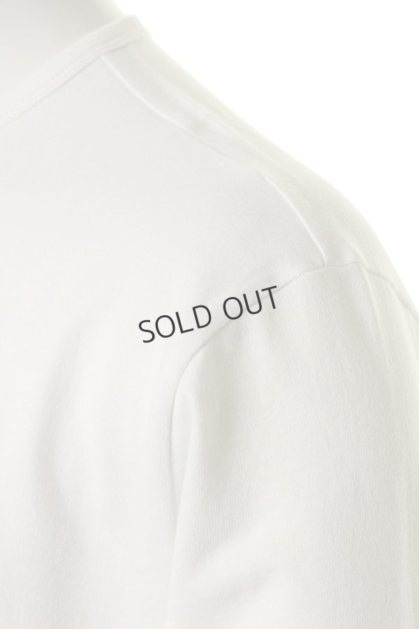 画像5: {SOLD}T' ティー EGYPTIAN ORGANIC COTTON "GIZA45"series (Sea island club) Henley Neck Long Sleeve RELAX(S923){-AGS} (5)