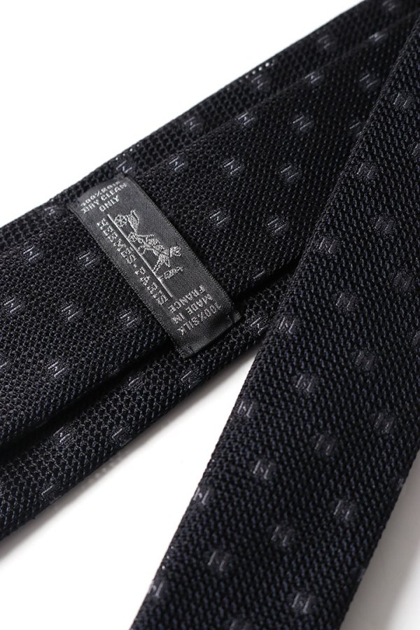 画像3: ★海外買付 新品 インボイス付 HERMES エルメス シルクツイルタイ 7cm 《グルナディーヌH》{-BES} (3)