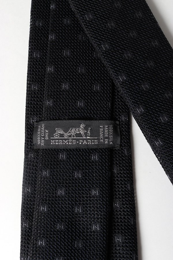 画像4: ★海外買付 新品 インボイス付 HERMES エルメス シルクツイルタイ 7cm 《グルナディーヌH》{-BES} (4)