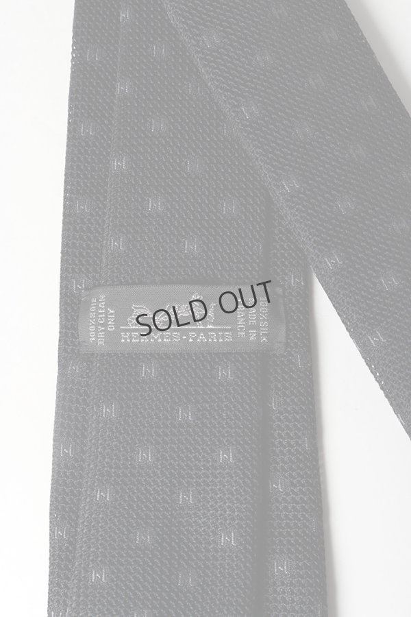 画像4: {SOLD}★海外買付 新品 インボイス付 HERMES エルメス シルクツイルタイ 7cm 《グルナディーヌH》{-BES} (4)