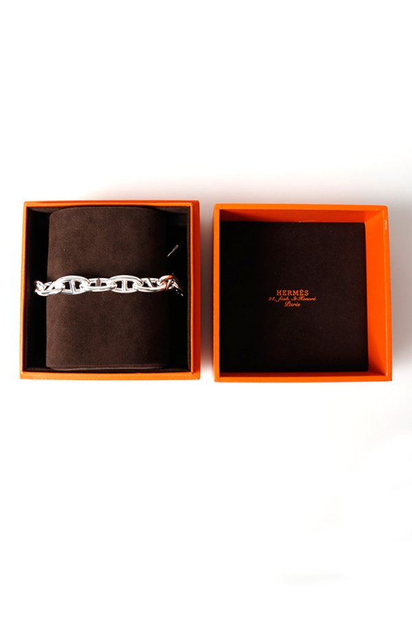 画像6: ★海外買付 新品 インボイス付 HERMES エルメス Bracelet Chaine d'Ancre／シェーヌダンクル{-BFS} (6)