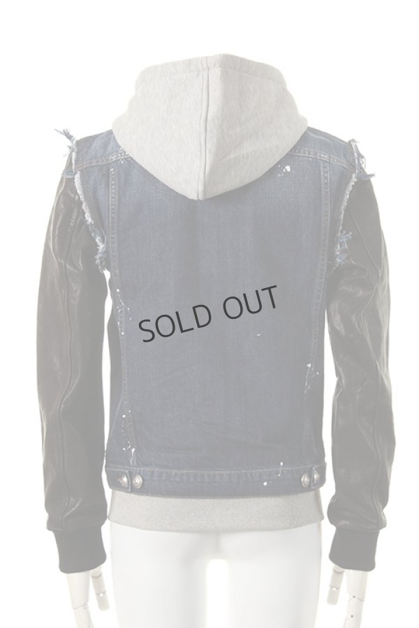 画像2: {SOLD}PHILIPP PLEIN HOMME フィリッププレインオム denim jacket "how strong"{-AEA} (2)