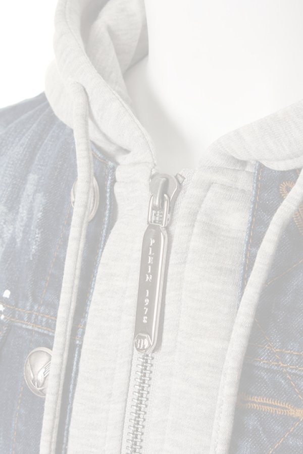 画像5:   PHILIPP PLEIN HOMME フィリッププレインオム denim jacket "how strong"{-AEA} (5)