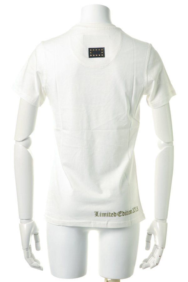 画像2: 【 50%OFF セール41,800円→20,900円】 PHILIPP PLEIN HOMME フィリッププレインオム t-shirt "pinup biker"{-ACA} (2)