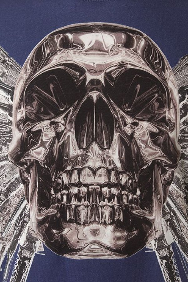 画像5: 【 50%OFF セール65,388円→32,694円】 PHILIPP PLEIN HOMME フィリッププレインオム t-shirt "the death"{-ADS} (5)