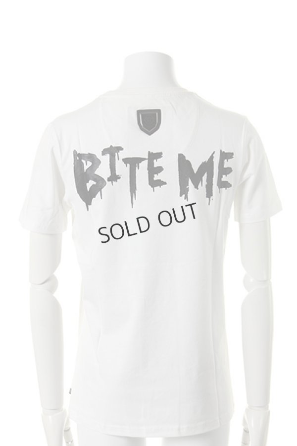 画像2: {SOLD}PHILIPP PLEIN HOMME フィリッププレインオム t-shirt “black skull”{-AES} (2)