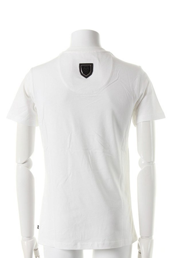 画像2: 【 50%OFF セール121,000円→60,500円】 PHILIPP PLEIN HOMME フィリッププレインオム t-shirt 「electric」{-AES} (2)