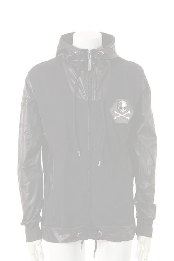 画像1:   PHILIPP PLEIN HOMME フィリッププレインオム jogging jacket "cool"{-AEA} (1)