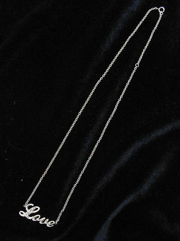 画像3: Maxi マキシ Silver Love Name Necklace{-} (3)