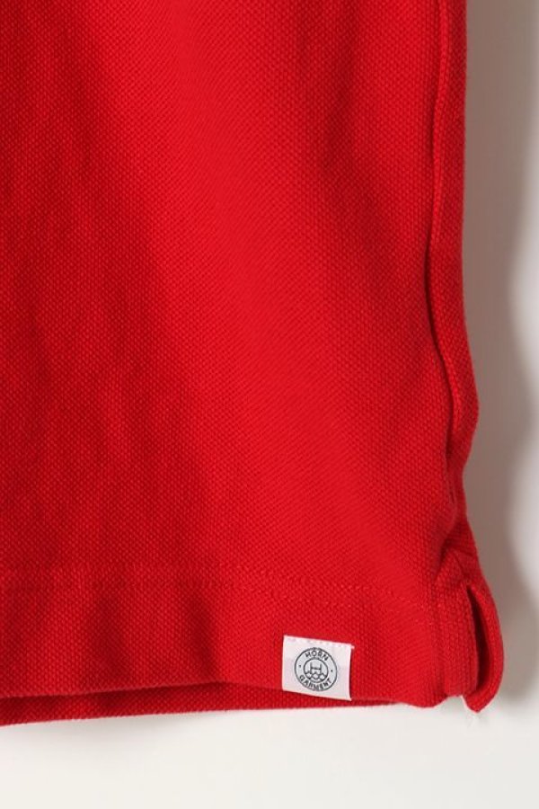 画像3: 【 30%OFF セール18,700円→13,090円】 HORN GARMENT ホーンガーメント Icon Polo{HNM-0A-AP01-RED-BJS} (3)