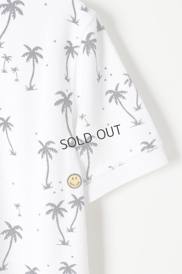 画像5: {SOLD}HORN GARMENT ホーンガーメント Palm Dream Terry Polo{HNM-0A-AP09-WHT-BJS} (5)