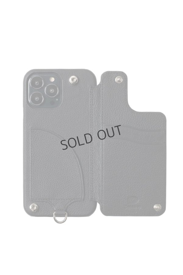 画像2: DEMIU デミュウ POCHE FLAT/iPhone12Pro/iPhone12/ブラック{DU-PFL06BK} (2)