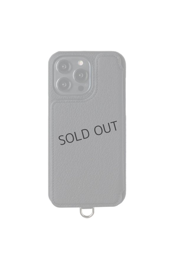 画像1: DEMIU デミュウ POCHE FLAT/iPhone14Pro/ブラック{DU-PFL14BK} (1)