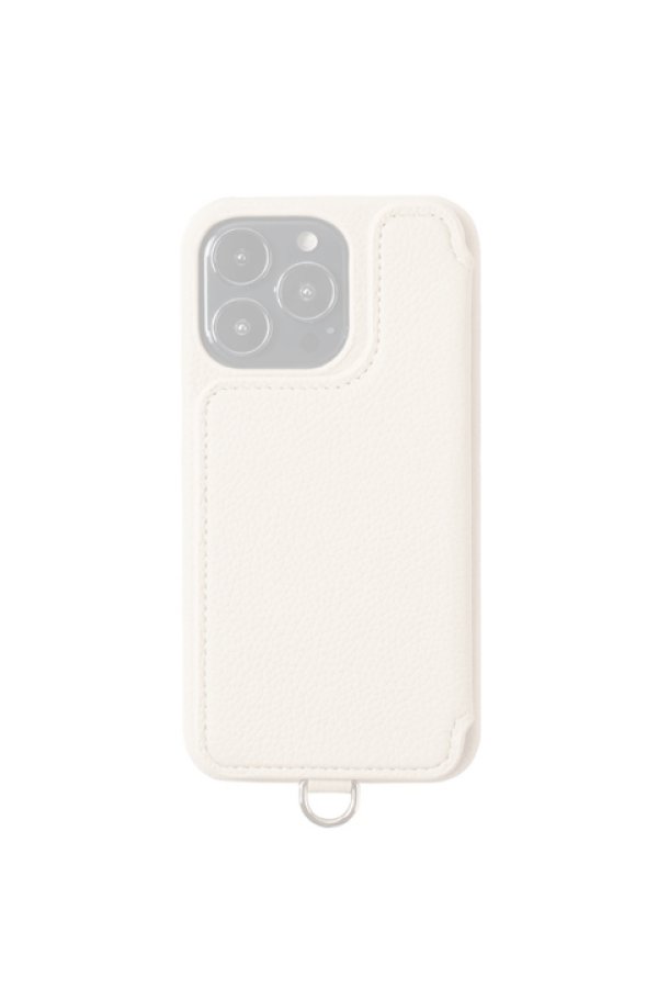 画像1:  {SOLD} DEMIU デミュウ POCHE FLAT/iPhone13Pro/ベージュ{} (1)