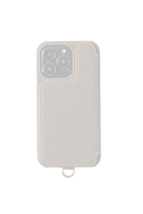 画像1:  {SOLD} DEMIU デミュウ POCHE FLAT/iPhone13Pro/エトープ{HS-DE114D-BPF10ET} (1)
