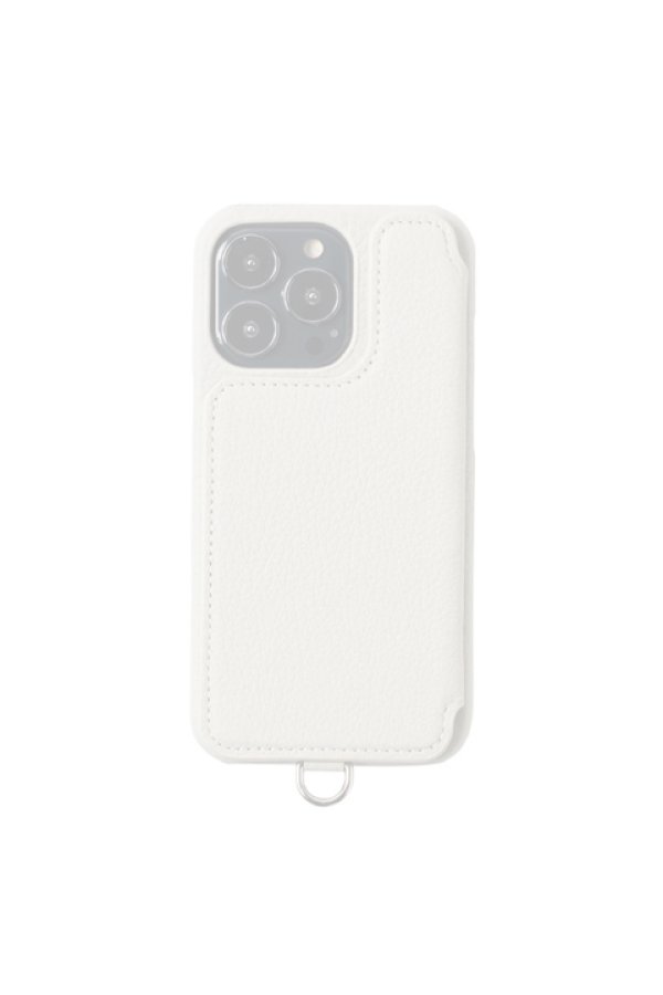 画像1: {※取り寄せ不可}DEMIU デミュウ POCHE FLAT/iPhone12Pro/iPhone12/パール{} (1)