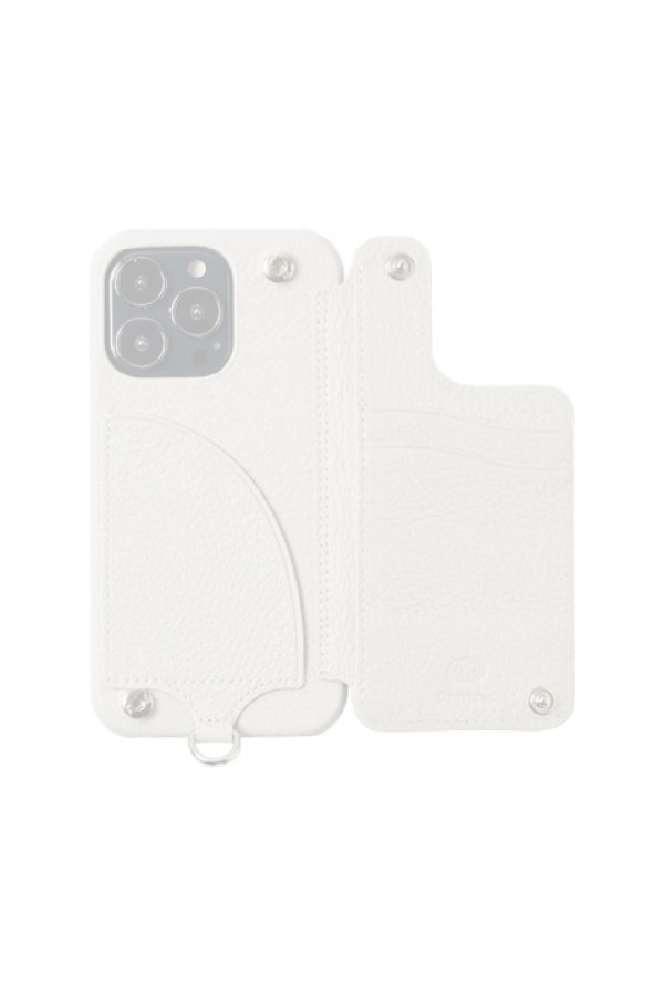 画像2: {※取り寄せ不可}DEMIU デミュウ POCHE FLAT/iPhone12Pro/iPhone12/パール{} (2)