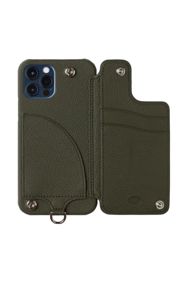 画像2: DEMIU デミュウ POCHE FLAT/iPhone12Pro/iphone12/カーキ{HS-DE114C-BPF06KK} (2)