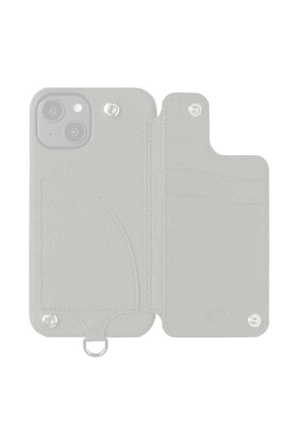 画像2:  {SOLD} DEMIU デミュウ POCHE FLAT/iPhone14/カーキ{HS-DE114C-BPF12KK} (2)