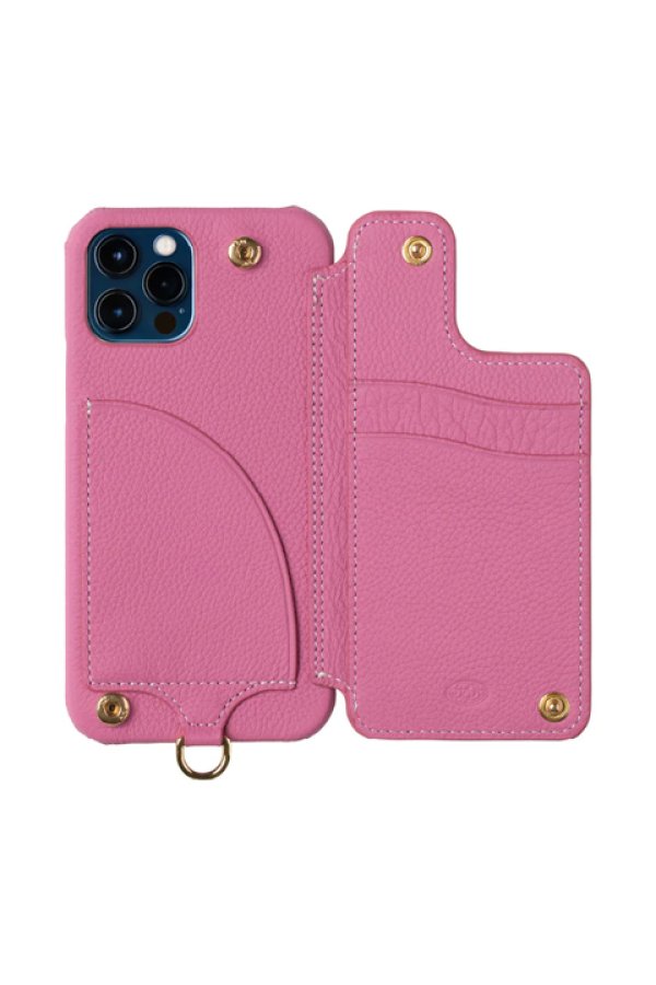 画像2: DEMIU デミュウ POCHE FLAT/iPhone12Pro/iPhone12/ピンク{HS-DE110J-BPF152} (2)