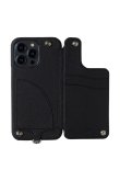 画像2: DEMIU デミュウ POCHE FLAT/iPhone14ProMax/ブラック (2)