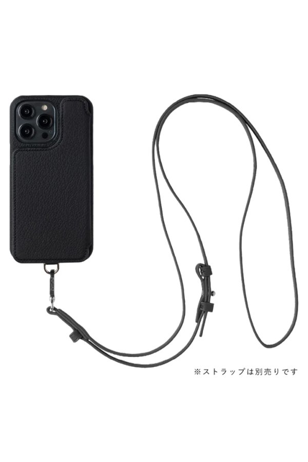 画像3: DEMIU デミュウ POCHE FLAT/iPhone14ProMax/ブラック (3)