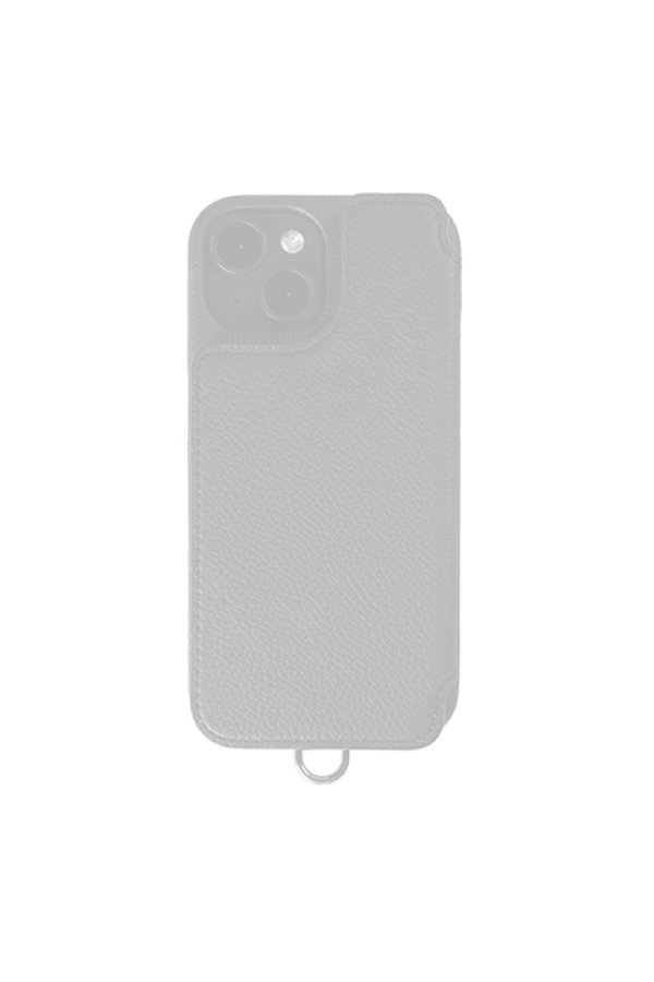 画像1:  {SOLD} DEMIU デミュウ POCHE FLAT/iPhone15/ブラック{DU-PFL16BK} (1)