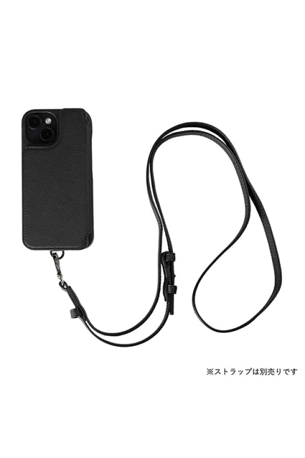 画像3: DEMIU デミュウ POCHE FLAT/iPhone15/ブラック{DU-PFL16BK} (3)