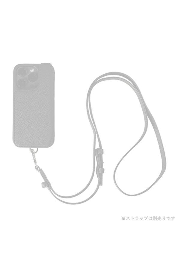 画像3: {※取り寄せ不可}DEMIU デミュウ POCHE FLAT/iPhone15Pro/ブラック{DU-PFL18BK} (3)