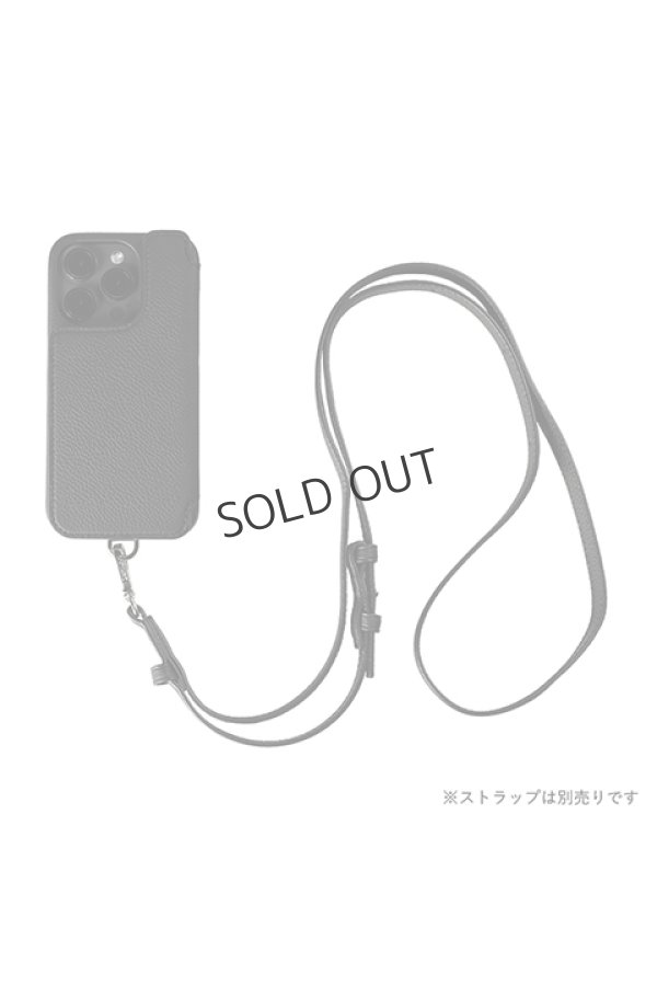 画像3: {※取り寄せ不可}DEMIU デミュウ POCHE FLAT/iPhone15Pro/ブラック{DU-PFL18BK} (3)