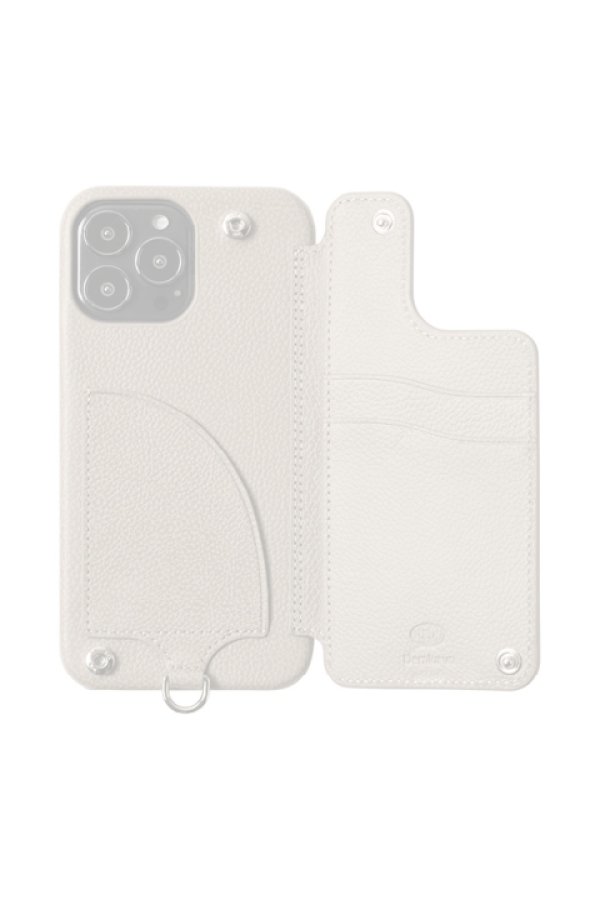 画像2: {※取り寄せ不可}DEMIU デミュウ POCHE FLAT/iPhone12Pro/iPhone12/チャコール{HS-DE114B-BPF06CC} (2)
