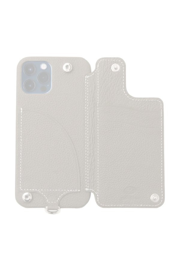 画像2: {※取り寄せ不可}DEMIU デミュウ POCHE FLAT/iPhone12Pro/iPhone12/エトープ{HS-DE114D-BPF06ET} (2)