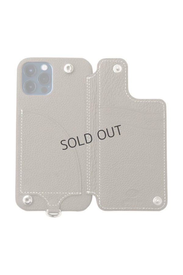 画像2: {※取り寄せ不可}DEMIU デミュウ POCHE FLAT/iPhone12Pro/iPhone12/エトープ{HS-DE114D-BPF06ET} (2)