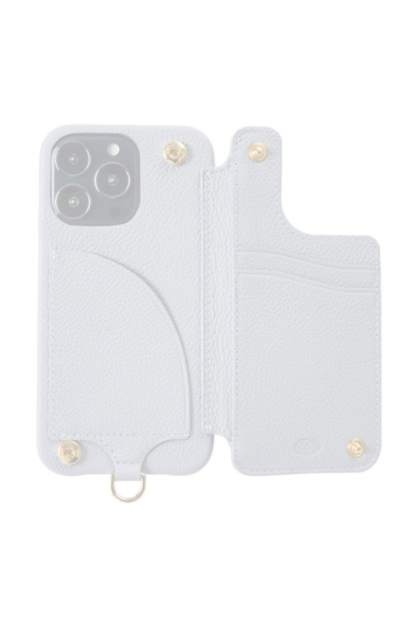 画像2:  {SOLD} DEMIU デミュウ POCHE FLAT/iPhone13Pro/グレー{HS-DE114E-BPF10GR} (2)