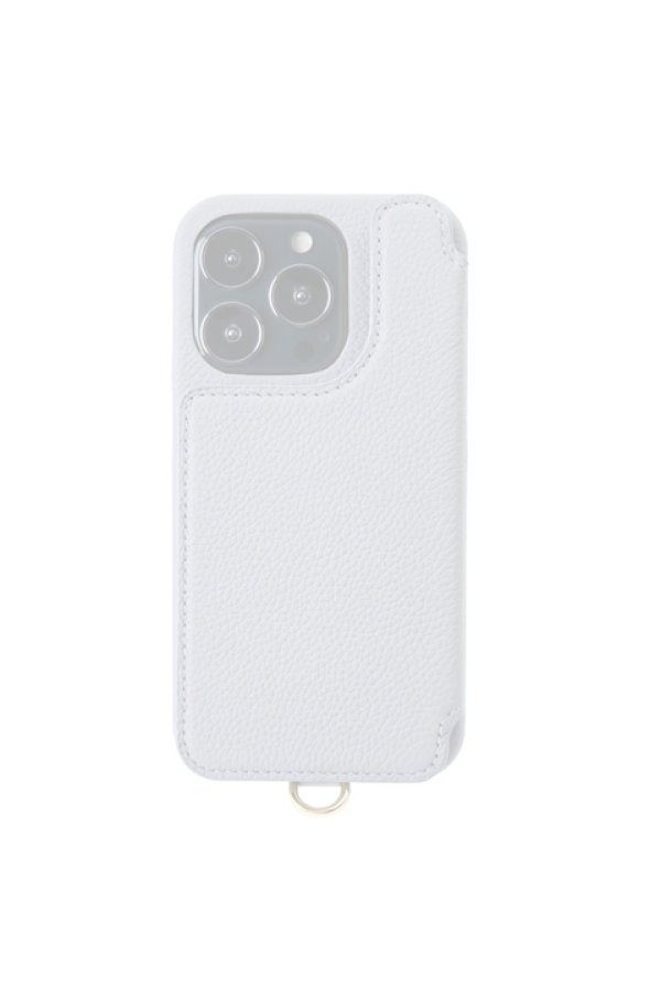 画像1: {※取り寄せ不可}DEMIU デミュウ POCHE FLAT/iPhone14Pro/グレー{} (1)
