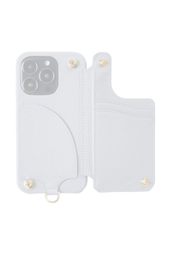 画像2: {※取り寄せ不可}DEMIU デミュウ POCHE FLAT/iPhone14Pro/グレー{} (2)